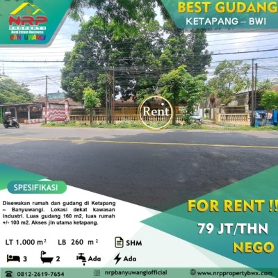 sewa gudang bulusan banyuwangi