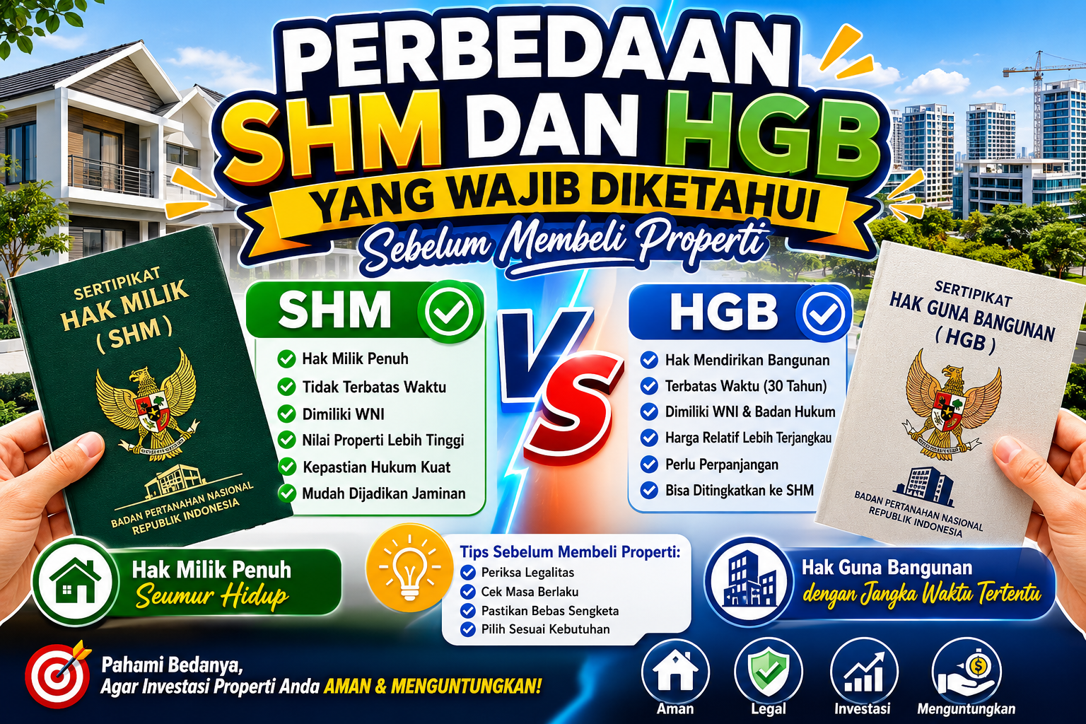 Perbedaan SHM dan HGB