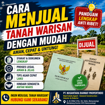 Cara Menjual Tanah Warisan dengan Mudah