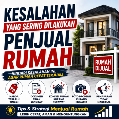 Kesalahan yang Sering Dilakukan Penjual Rumah