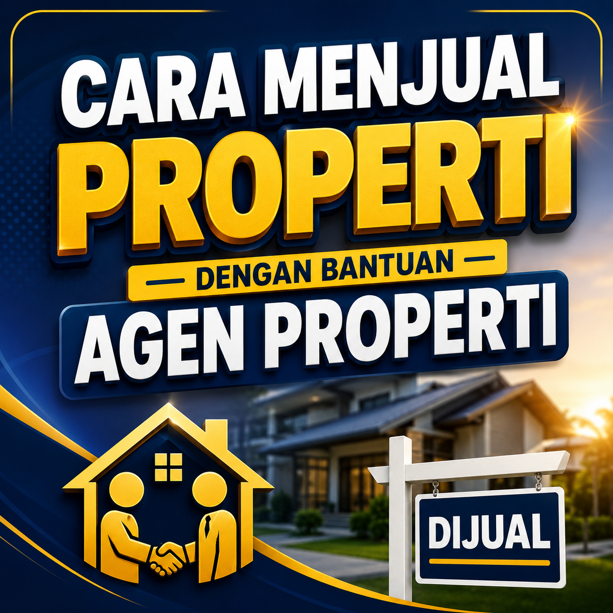Cara Menjual Properti dengan Bantuan Agen Properti